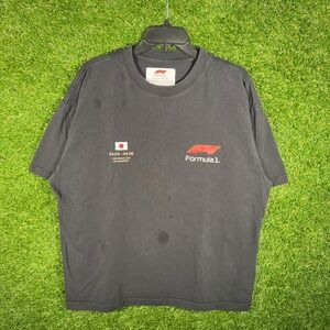 Formula 1 PacSun Suzuka Japan Grand Prix Graphic T-Shirt Mens Large Faded Black